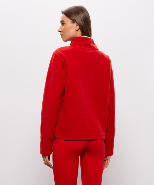 Sporty & Rich Красная спортивная куртка Ezia ST09085300RE33 изображение 4