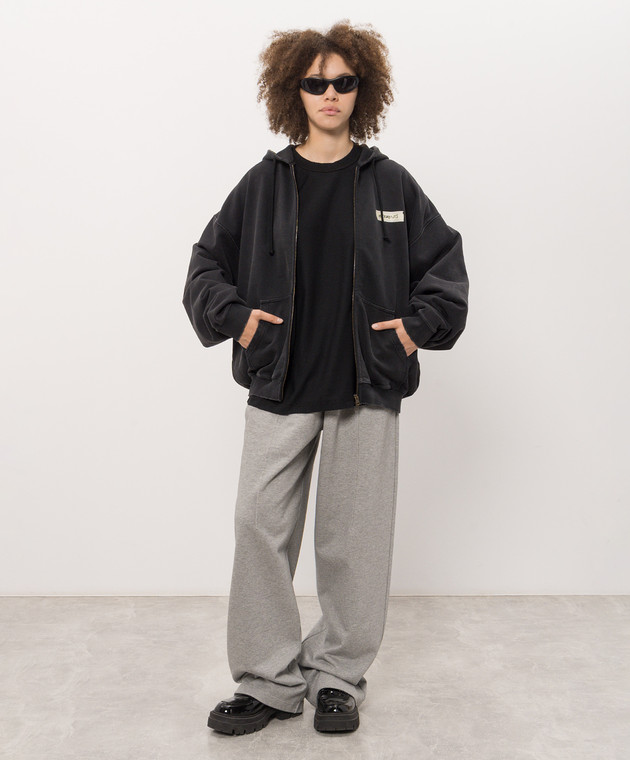 Vetements Чорна спортивна куртка MH27ZU145Bw зображення 2