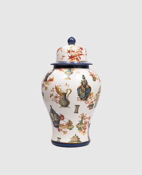 Palais Royal Біла порцелянова ваза з кришкою 1037987