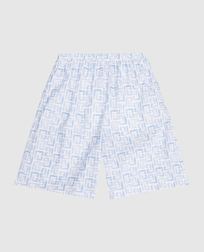 Balmain Дитячі шорти для плавання в брендовий принт BYCP29Z37831214