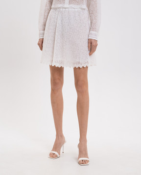 Ermanno Scervino Біла спідниця з мережива D482O378EWF