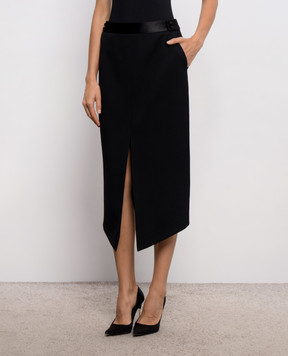Tom Ford Чорна спідниця-олівець з вовни GC5852FAX1667
