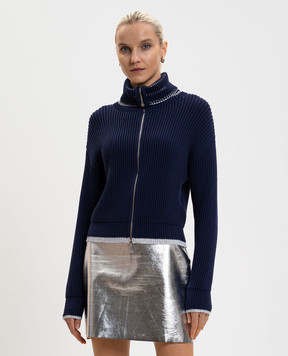 Max & Co Синій кардиган QUINOA з люрексом MCOQUINOA