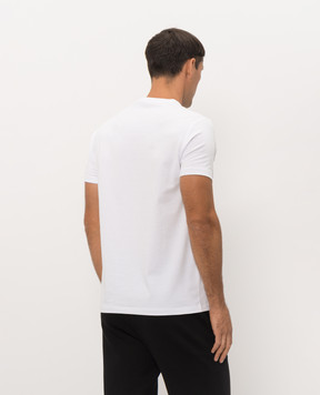 Trussardi Біла футболка з вишивкою емблеми G0228000123NMTS01J01