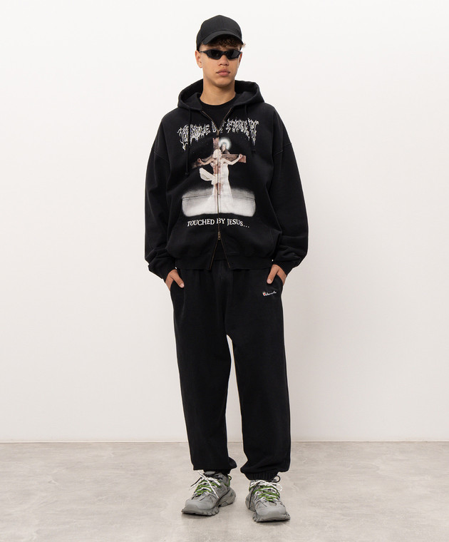 Vetements Черная спортивная куртка MH27ZU208Bm изображение 2