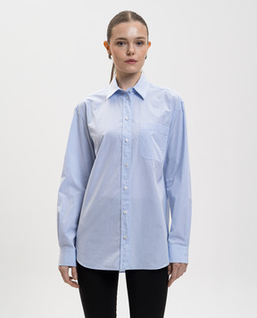 The Row Блакитна сорочка Gavina 10477W4294