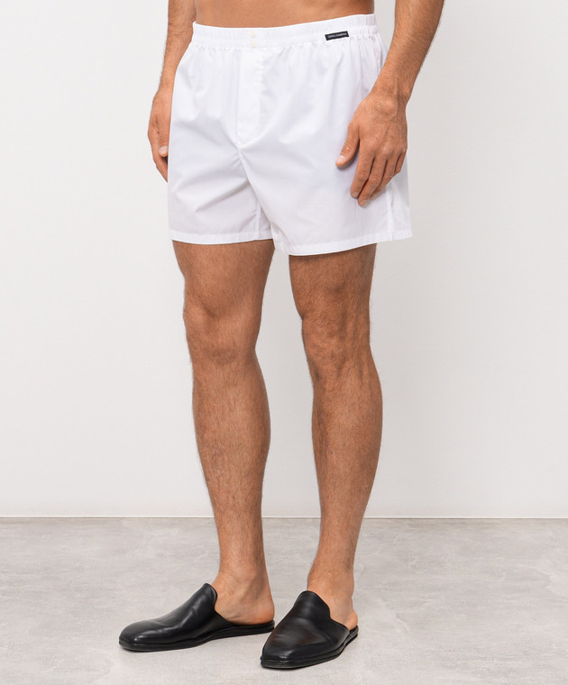 Dolce&Gabbana Білі труси-боксери вільного крою M3A12TON0ED зображення 2