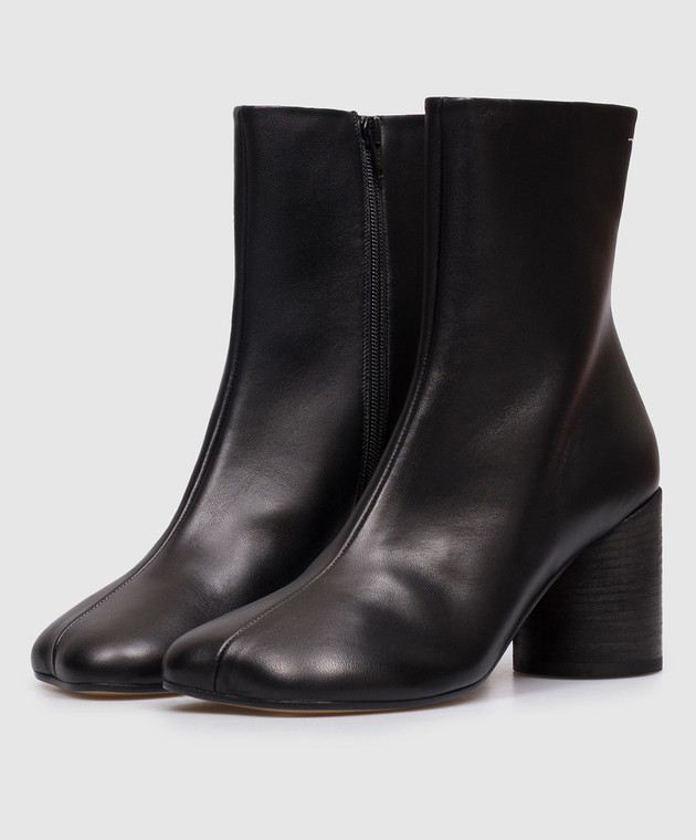 Maison Margiela MM6 Чорні шкіряні ботильйони S59WU0235P3628 зображення 2