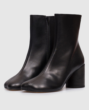 Maison Margiela MM6 Черные кожаные ботильоны S59WU0235P3628