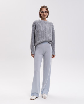 Allude Сірий светр з кашеміру та шовку 26577091