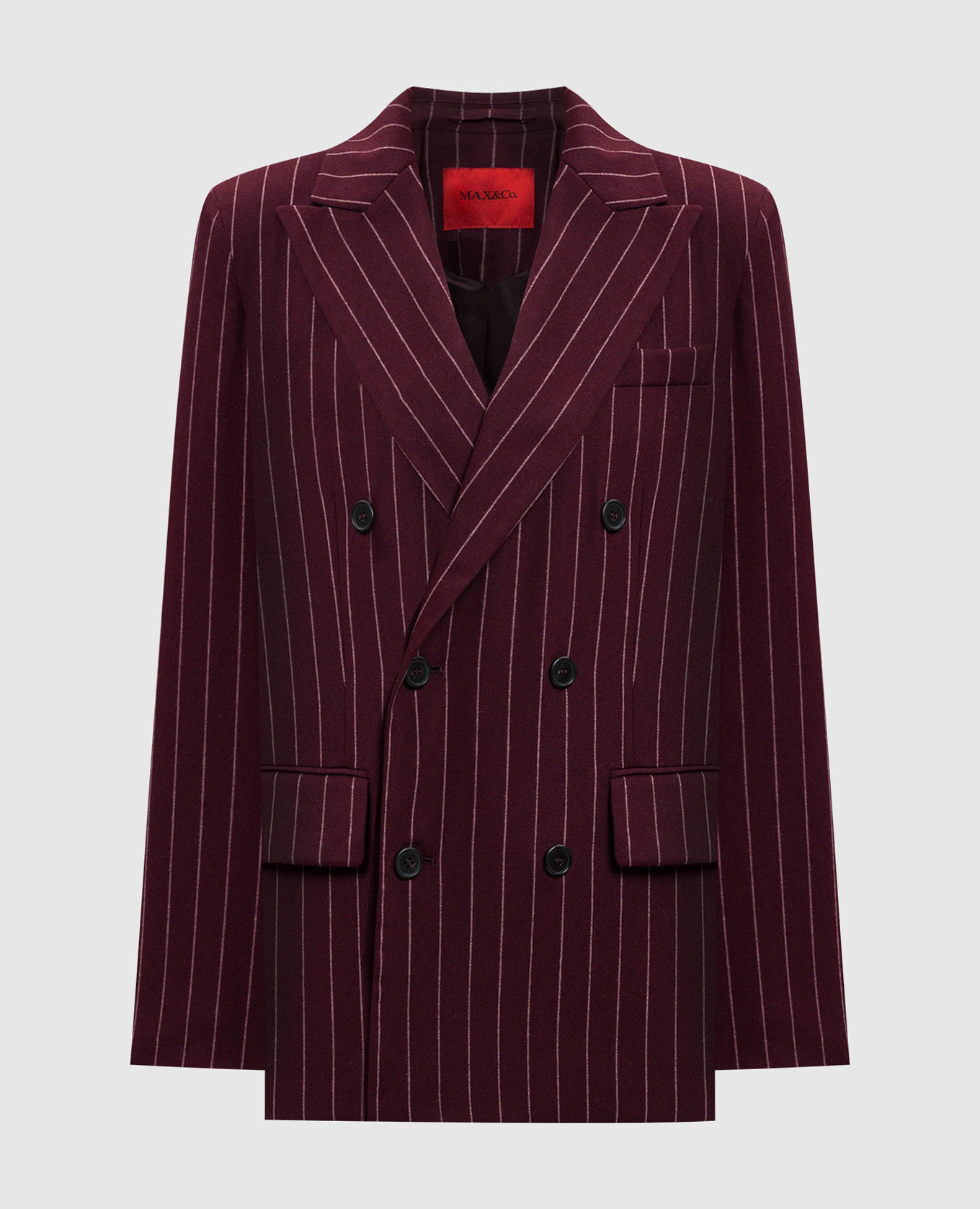 

Бордовый жакет EMAIL&DRINK с шерстью, Жакеты