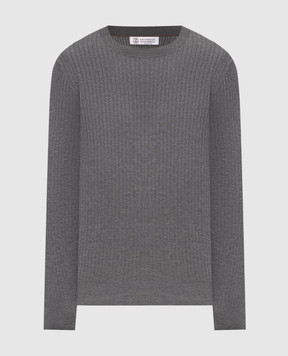 Brunello Cucinelli Серый джемпер M29806200P