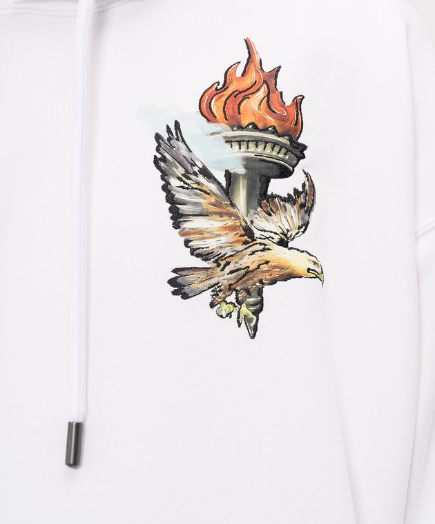 Off-White Белые худи New York Liberty 44MBB085Z26F005 изображение 5