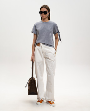 JW Anderson Сіра меланжева футболка JT0334PG1937