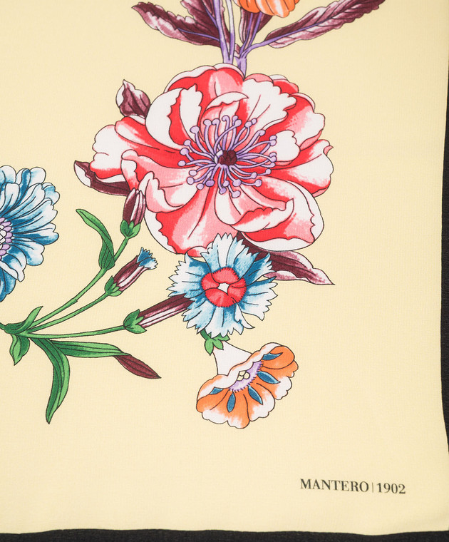 MANTERO 1902 Жовта хустка Lanai Bay із шовку 0912F0023G57620 зображення 3