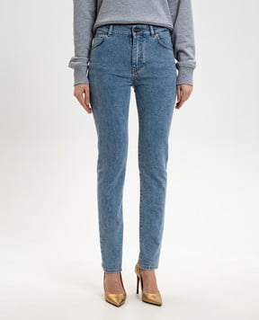 Balmain Блакитні джинси скіні GF1MF066DG11