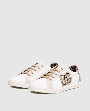 Dolce&Gabbana Дитячі білі шкіряні кросівки Original D11386AX2682836