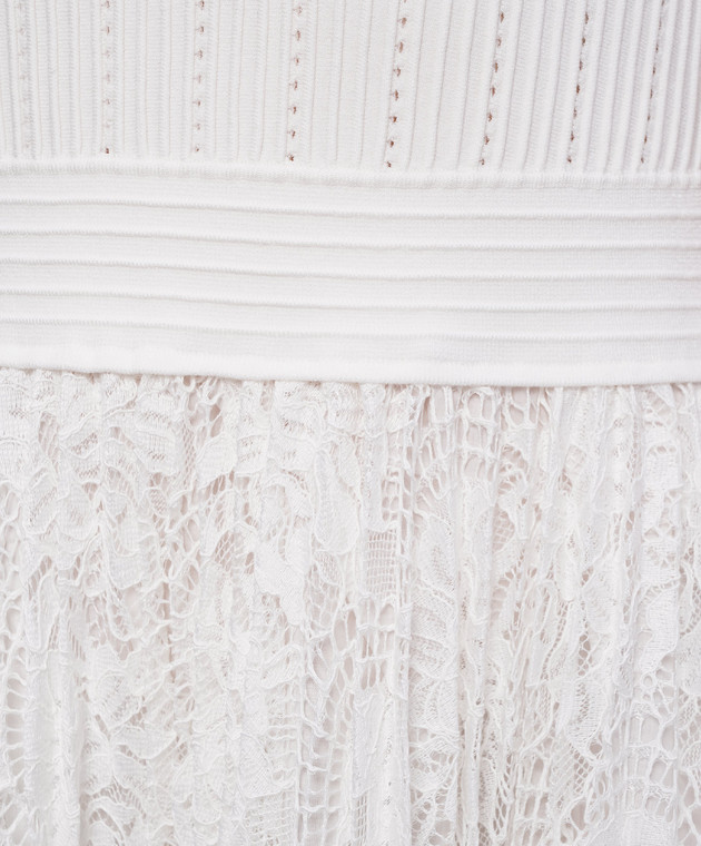 Simkhai Белое платье с кружевом 2261251PK изображение 5
