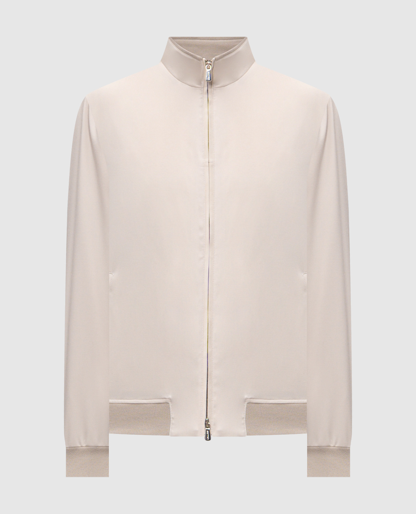 Бежевая куртка из шерсти