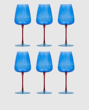 Vema Набір синіх келихів Joy 6 шт JOY55CL