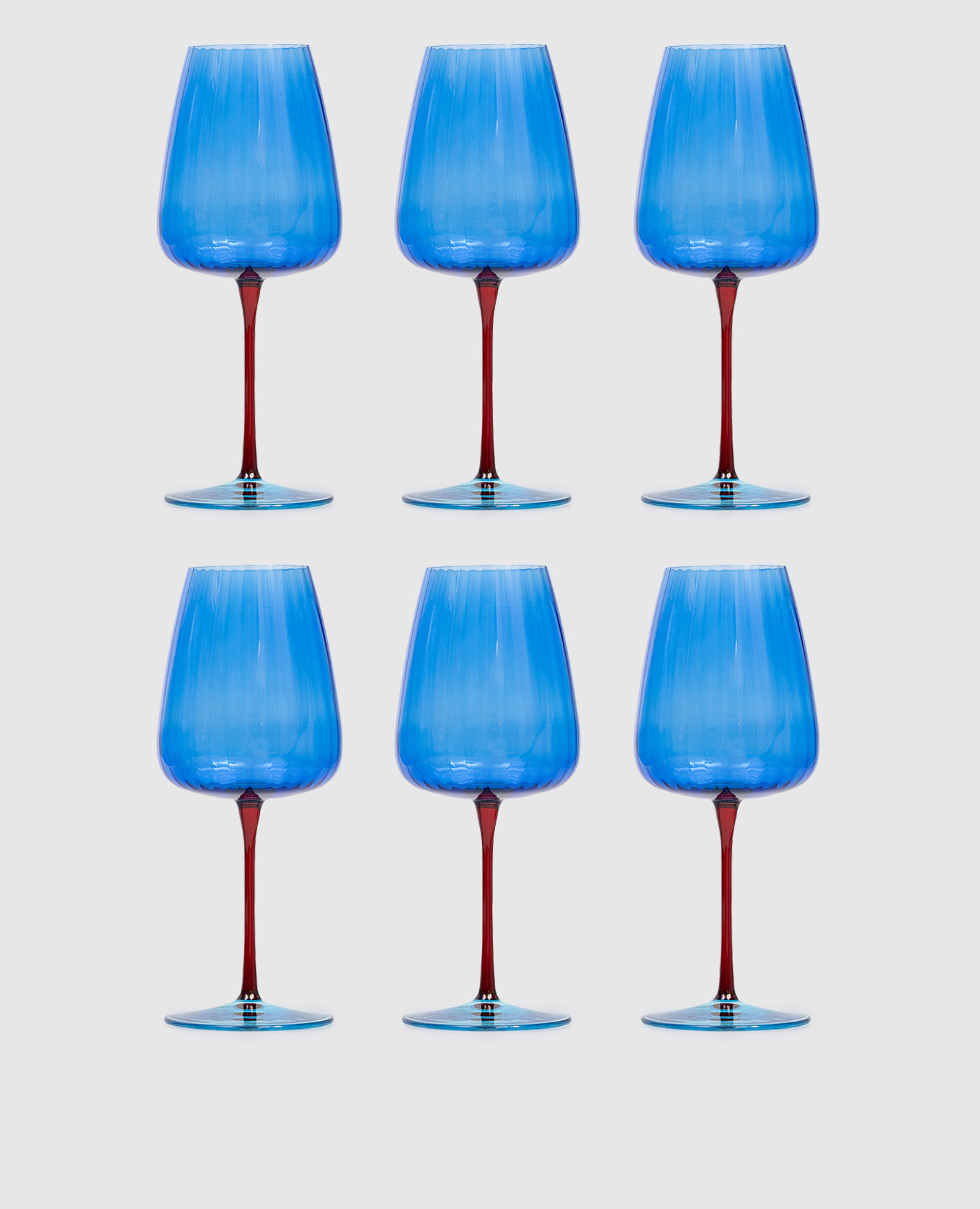 Набор синих бокалов Joy 6 шт