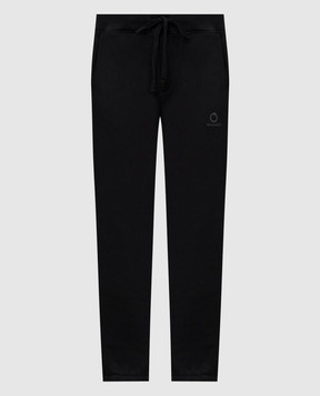 Trussardi Утепленные черные спортивные брюки с логотипом P8008000061NMP356F02