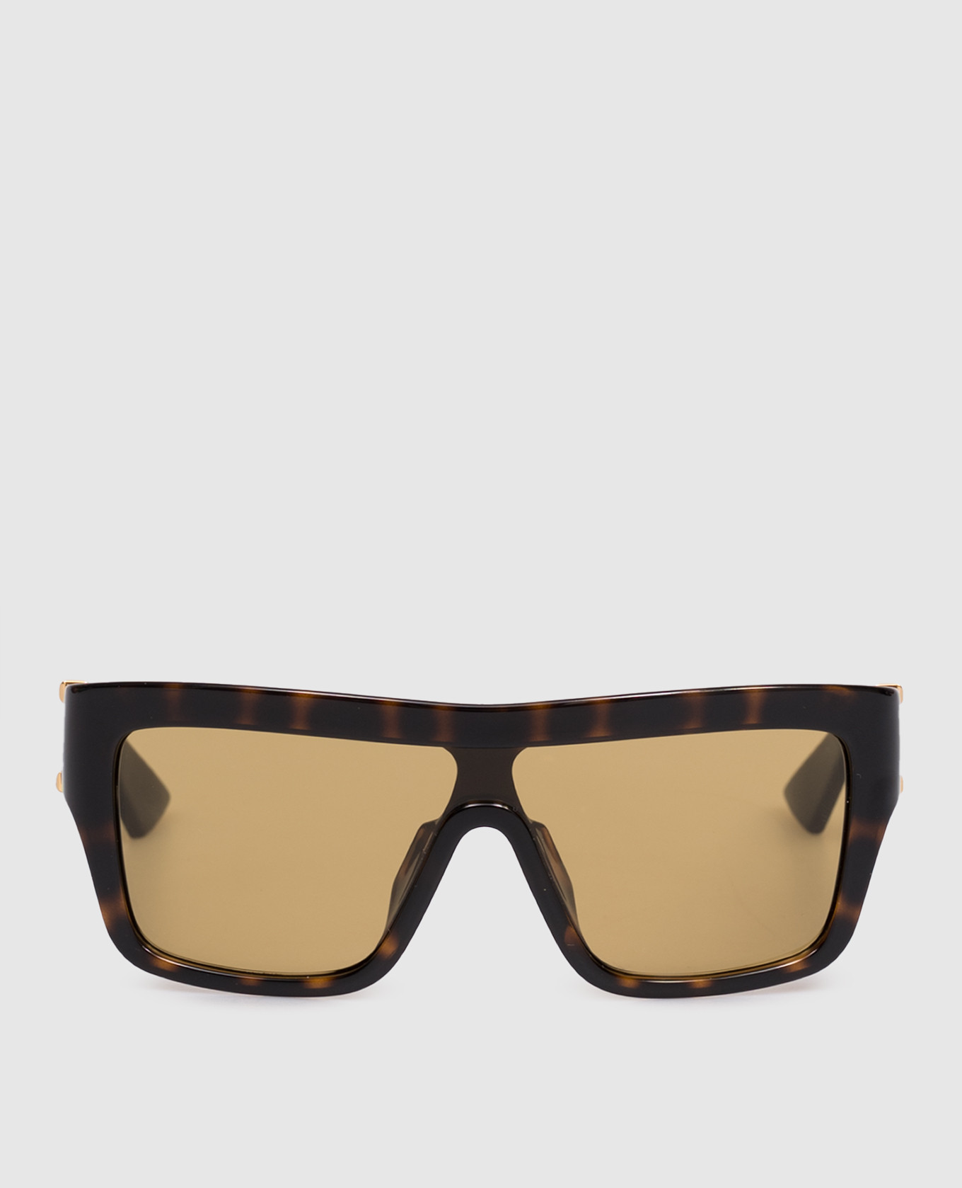 Коричневые солнцезащитные очки Injected Aviator с эффектом черепахового панциря