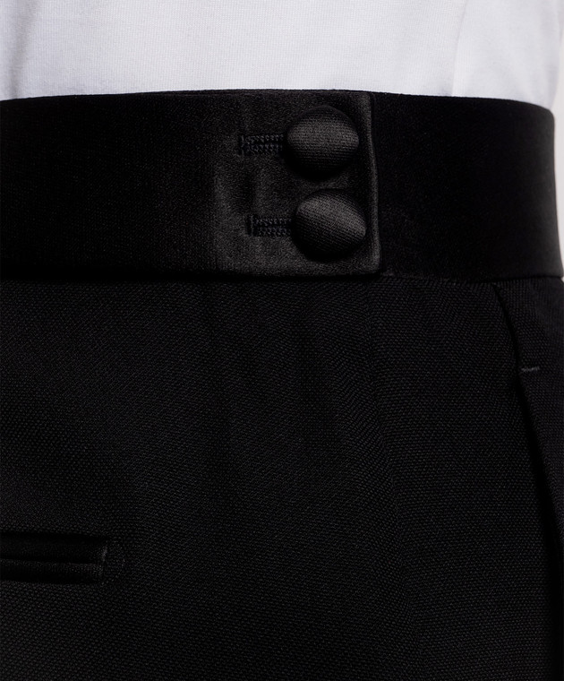Tom Ford Черные брюки из шерсти PAW703FAX1667 изображение 5