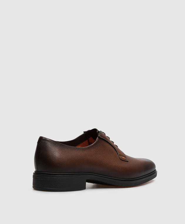 Santoni Коричневі шкіряні дербі MGEG19291NEAXHAS зображення 3