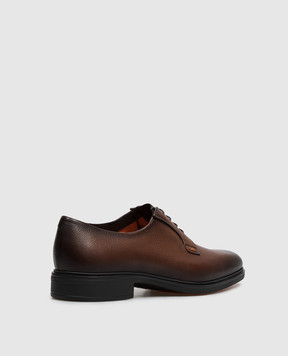 Santoni Коричневі шкіряні дербі MGEG19291NEAXHAS