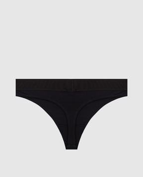 Tom Ford Черные трусики-тонг с логотипом узором KNJ009JEX011