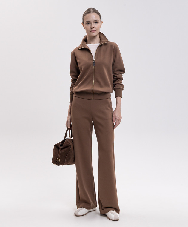 Max Mara Коричневые спортивные штаны BALI SMMBALI изображение 2