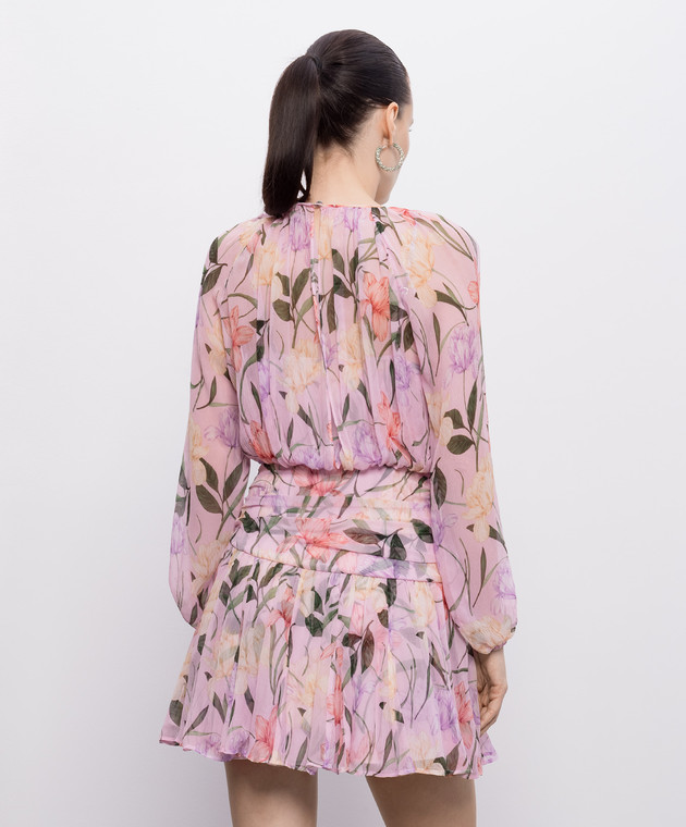 Christy Lynn Рожева сукня Billie із шовку CLD717BF12 зображення 4