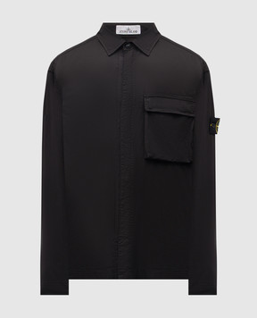 Stone Island Чорна сорочка з логотипом L1S151200032S0003