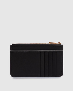 Dolce&Gabbana Черный кожаный картхолдер с логотипом BI1261A9S25