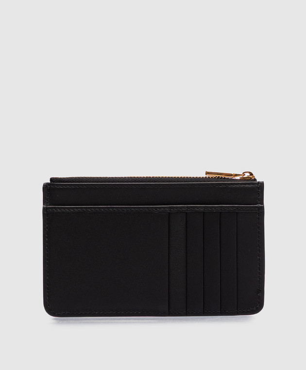 Dolce&Gabbana Чорний шкіряний картхолдер з логотипом BI1261A9S25 зображення 2