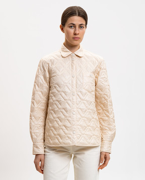 Moncler Бежева куртка з логотипом L10932F00001788UY