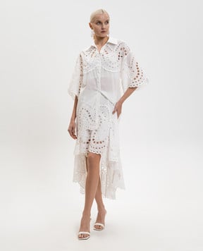 Charo Ruiz Біла асиметрична спідниця Finn 263402