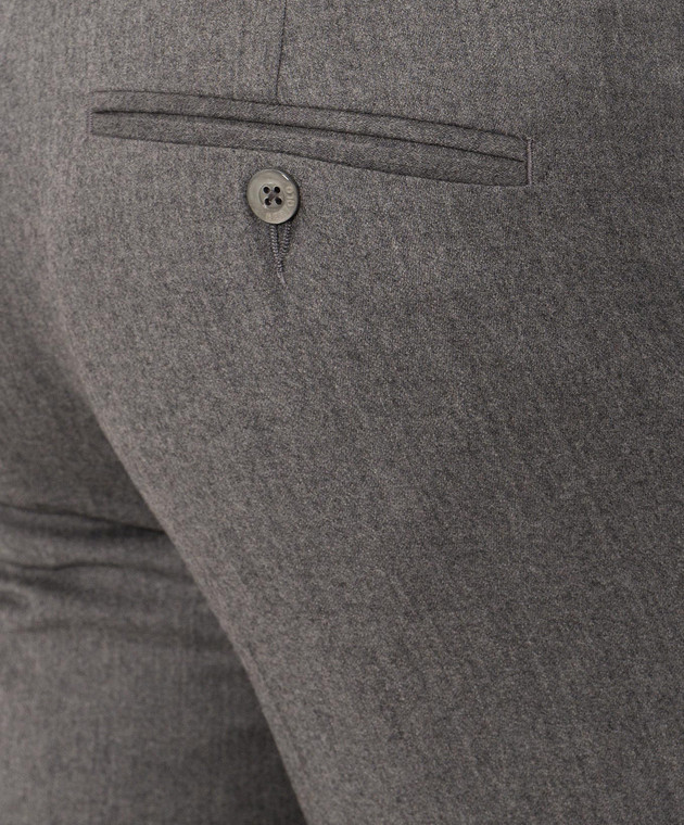 Bertolo Cashmere Сірі штани 000305001391 зображення 5