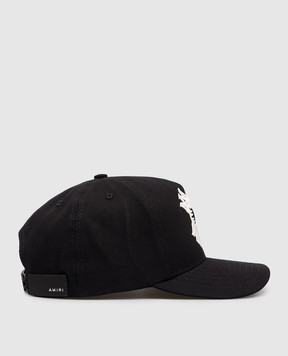 AMIRI Черная кепка с вышивкой эмблемы AMHACP1034
