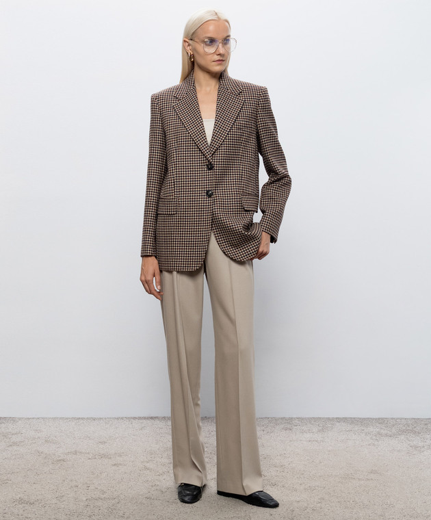 Max Mara Бежевые брюки COTTAGE из шерсти SMMCOTTAGE изображение 2