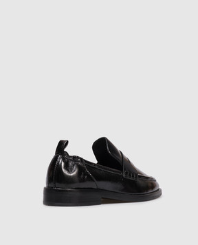 3.1 Phillip Lim Черные кожаные лакированные лоферы Alexa SF23T894PAH