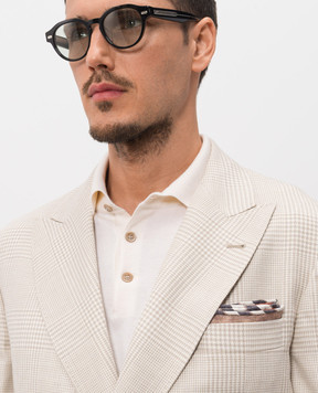 Brunello Cucinelli Двухсторонний платок-паше с окантованием MX8650091