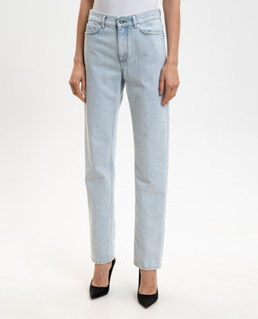 Givenchy Голубые джинсы с патчем логотипа BW5190517P