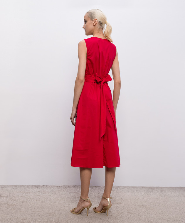 Twinset Червона сукня з металевим логотипом 261TT2161 зображення 3