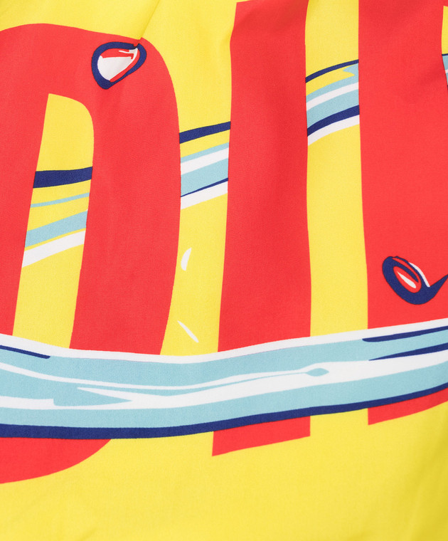 Diesel Дитячі жовті шорти для плавання Mipwirl J02712KXBTG зображення 3