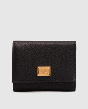 Dolce&Gabbana Черный кожаный портмоне BI0770A0841