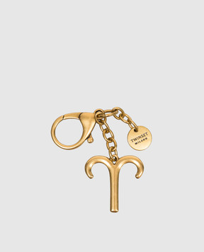 Twinset Золотистый брелок Aries 999TL8020
