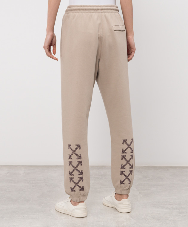 Off-White Бежеві джогери 44MCH057S26F001 зображення 4