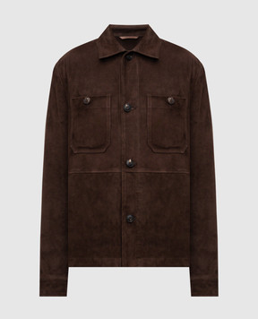 Stilnology Коричнева замшева куртка 83P345